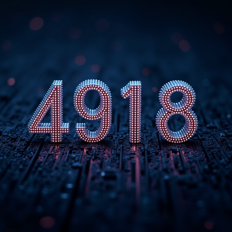 Número 4918 - Arte fotográfico