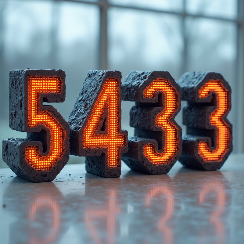 Número 5433 - Arte fotográfico