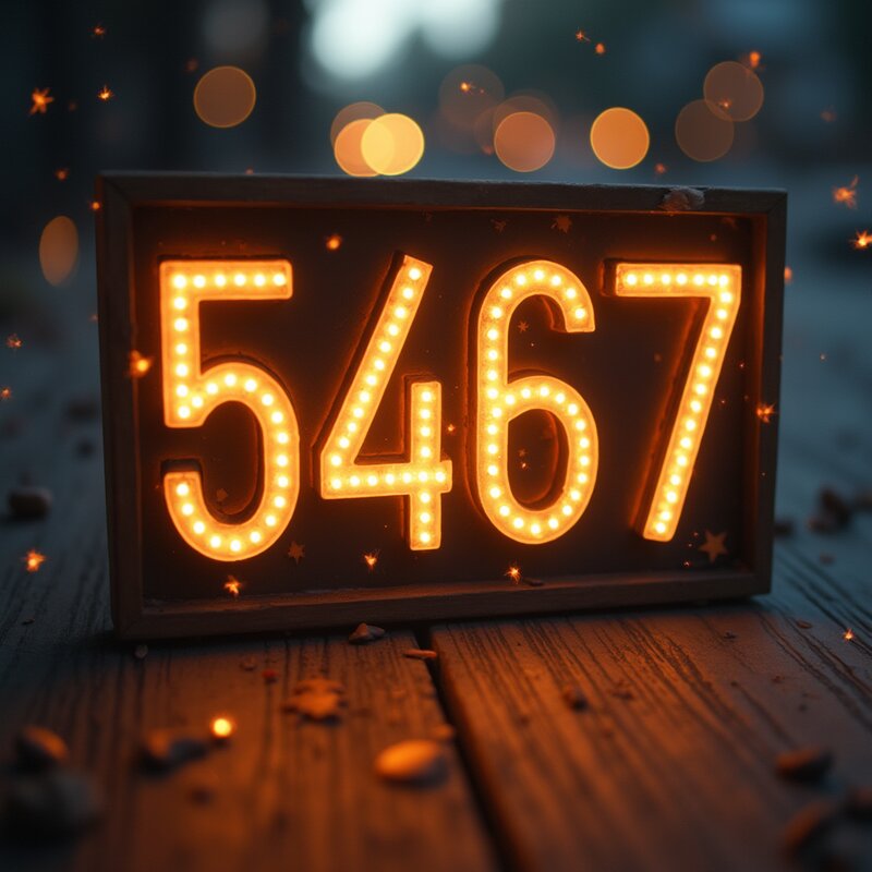 Número 5467 - Arte fotográfico