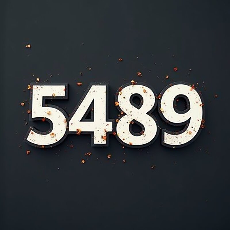 Number 5489 - Photo Art