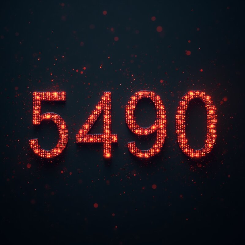 Número 5490 - Arte fotográfico