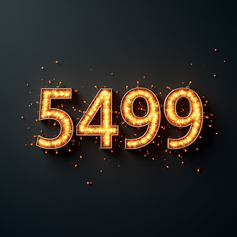 Number 5499 - Photo Art