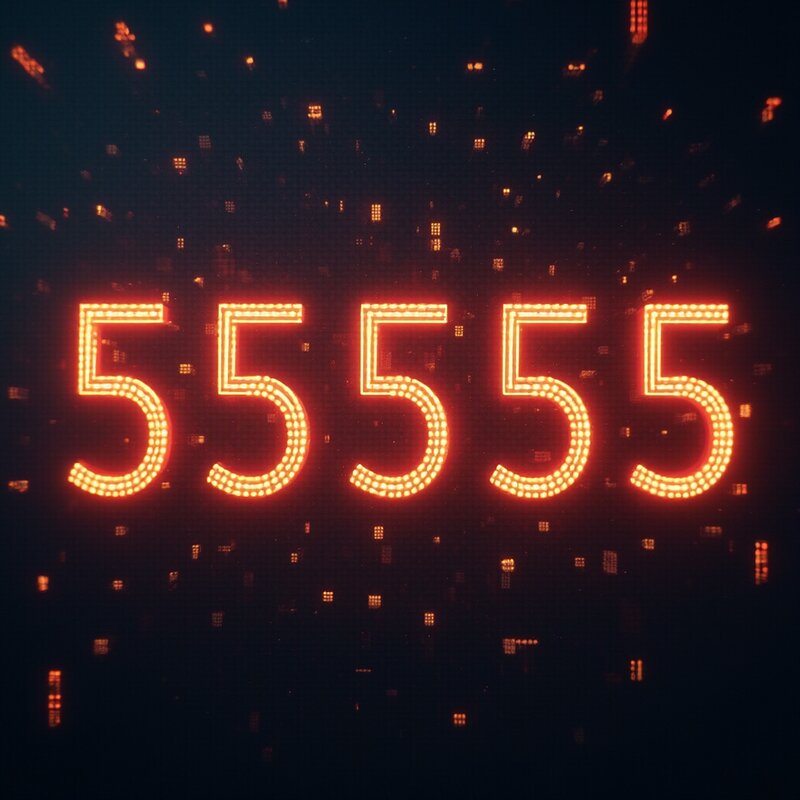 Number 55555 - Photo Art