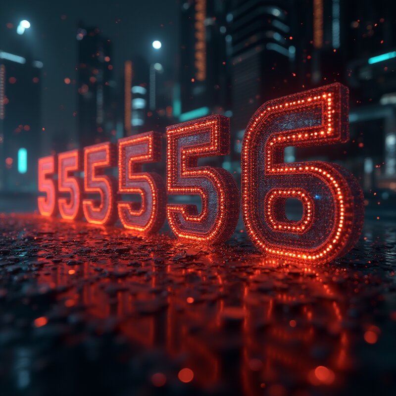 Number 555556 - Photo Art