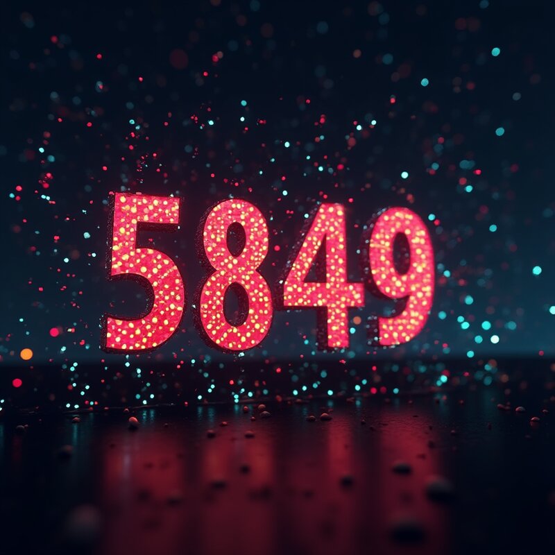 Number 5849 - Photo Art