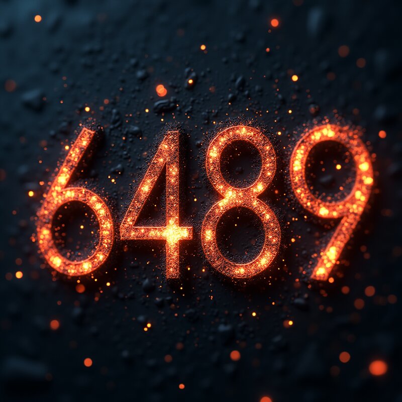 Number 6489 - Photo Art