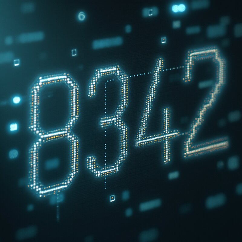 Number 8342 - Photo Art