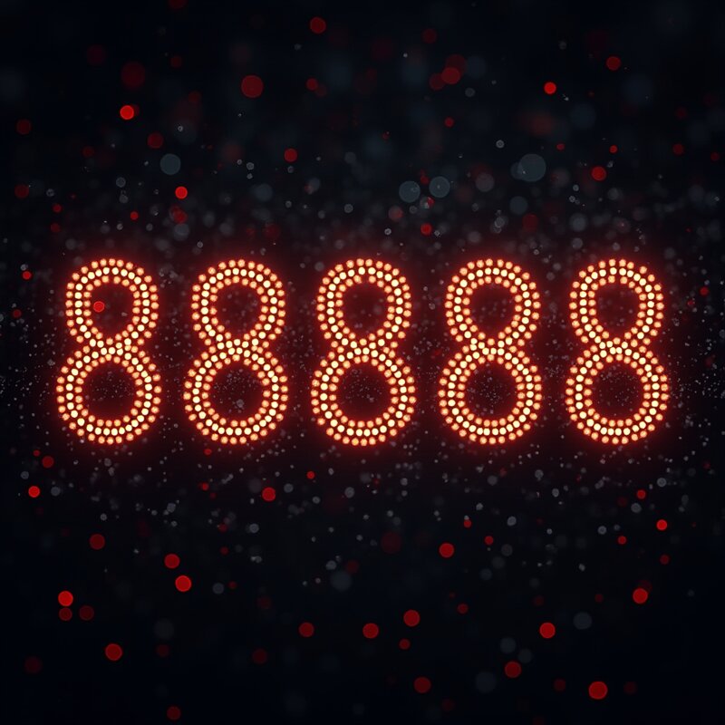 Number 88888 - Photo Art