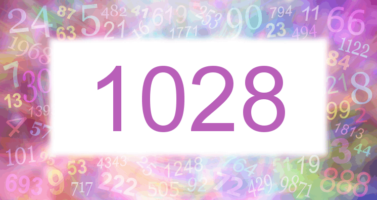 Träume mit einer Nummer 1028 rosa Bild
