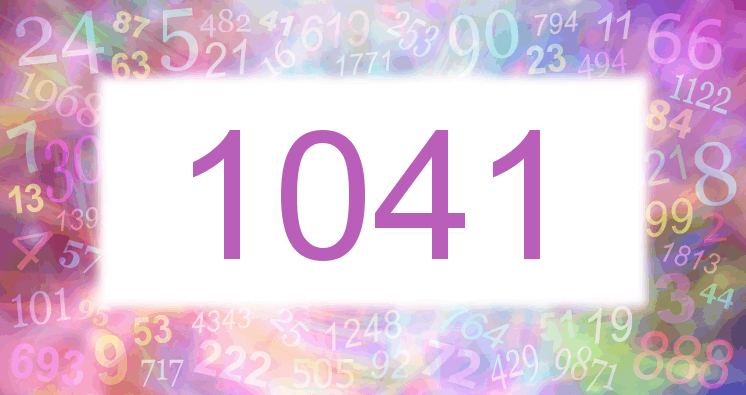 Dreams about number 1041
