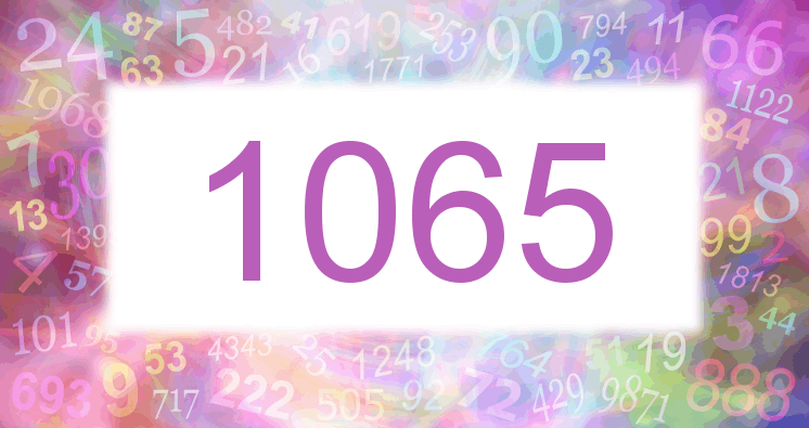 Dreams about number 1065