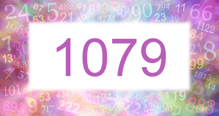Träume mit einer Nummer 1079 rosa Bild