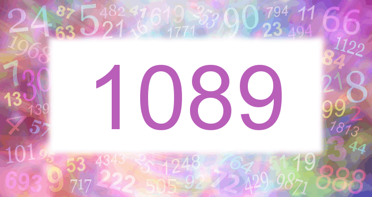 Träume mit einer Nummer 1089 rosa Bild
