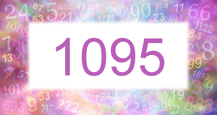 Träume mit einer Nummer 1095 rosa Bild
