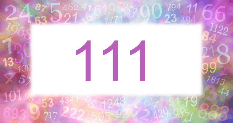 Dreams about number 111
