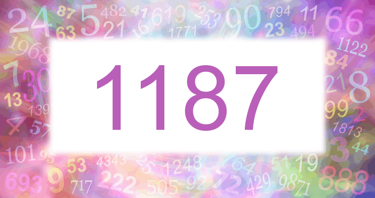 Dreams about number 1187