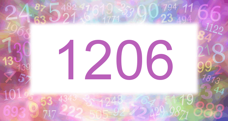 Dreams about number 1206