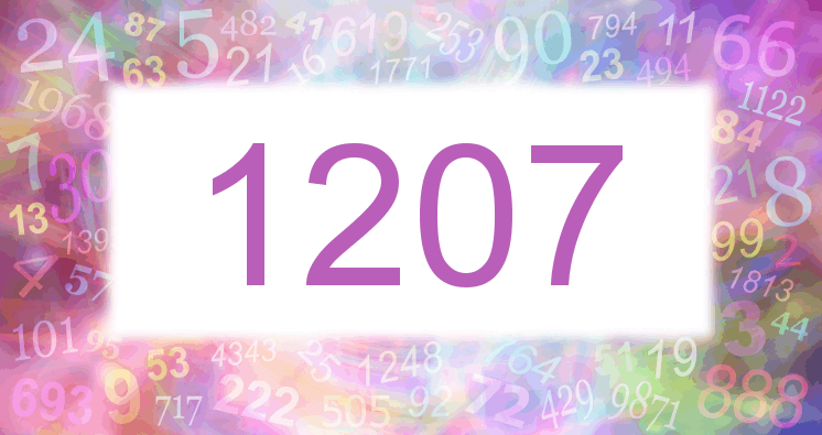 Dreams about number 1207