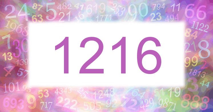 Dreams about number 1216