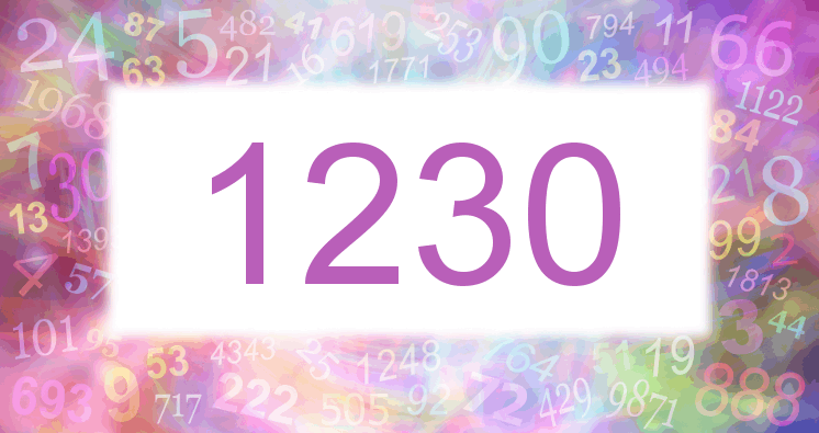 Dreams about number 1230