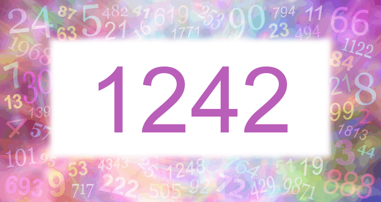 Sueños con número 1242 imagen lila