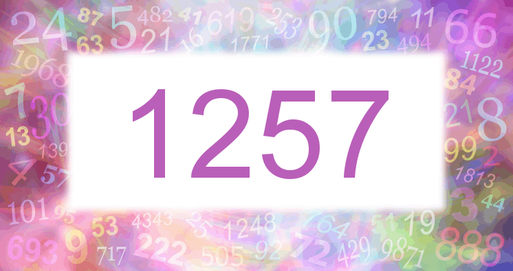 Dreams about number 1257