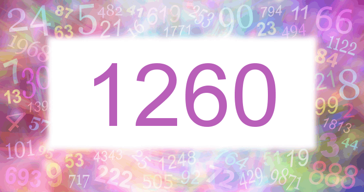Dreams about number 1260