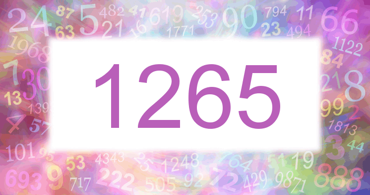 Dreams about number 1265