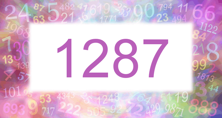 Dreams about number 1287