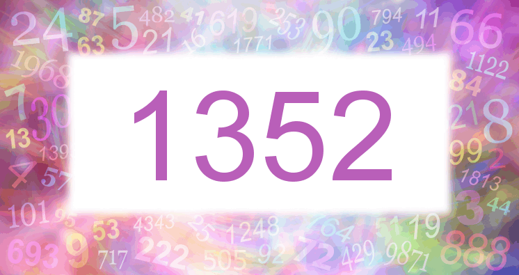 Dreams about number 1352