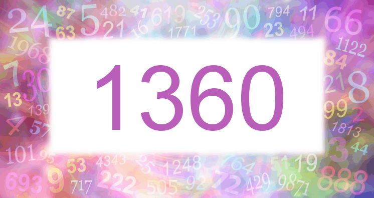 Dreams about number 1360