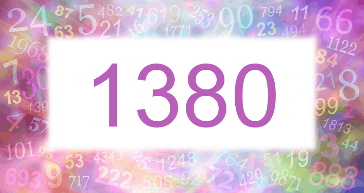 Dreams about number 1380