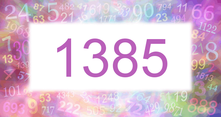 Dreams about number 1385