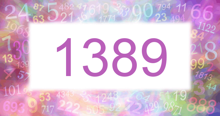 Sueño con el número 1389