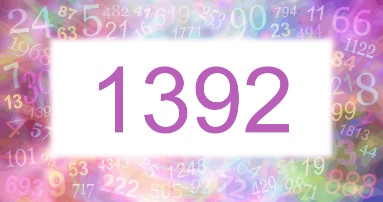 Dreams about number 1392