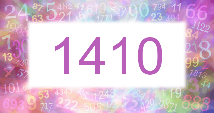 Dreams about number 1410