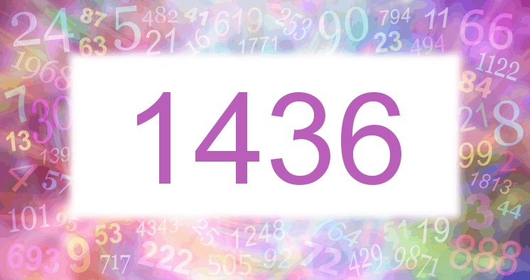 Dreams about number 1436
