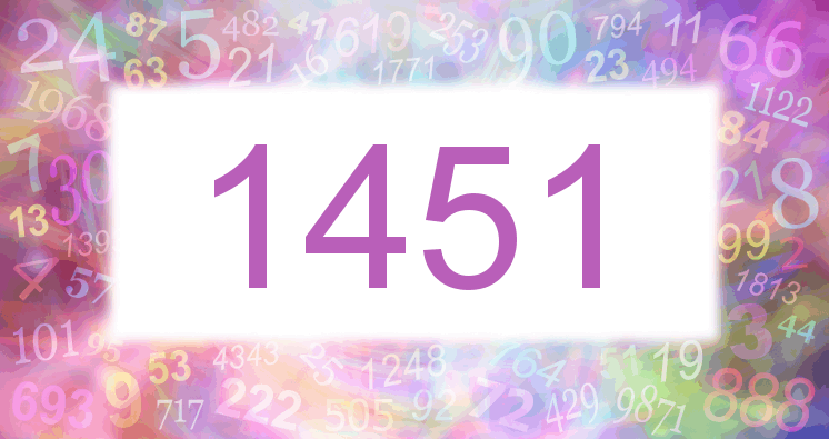 Dreams about number 1451