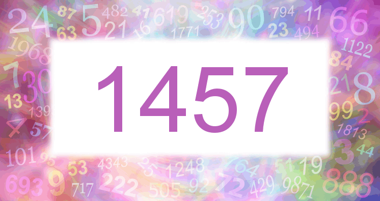 Dreams about number 1457