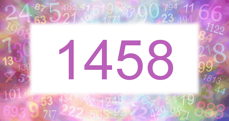 Dreams about number 1458