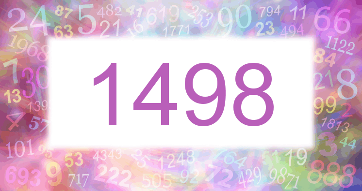 Dreams about number 1498