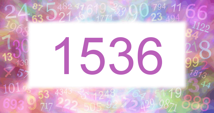 Dreams about number 1536