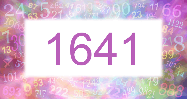Dreams about number 1641