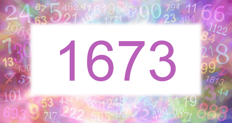 Dreams about number 1673
