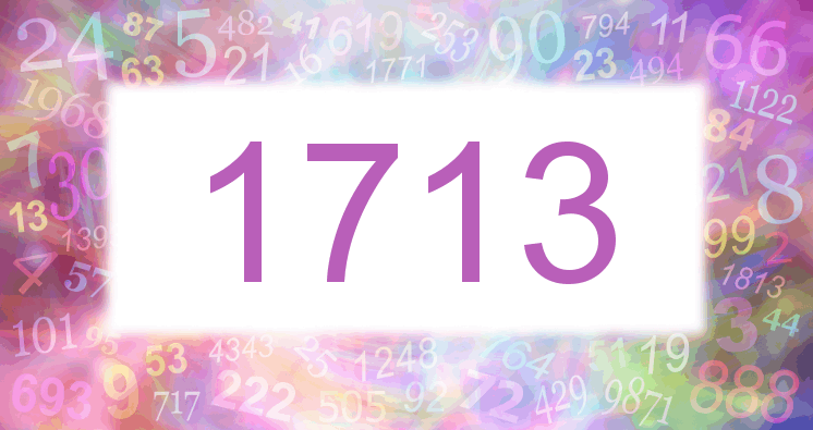 Dreams about number 1713