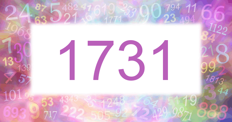 Sueños con número 1731 imagen lila