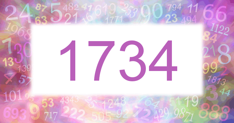 Dreams about number 1734