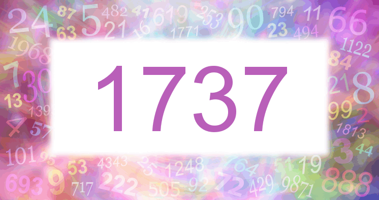 Sueños con número 1737 imagen lila