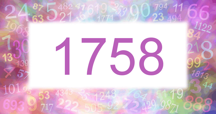 Dreams about number 1758