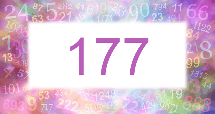 Sueño con el número 177